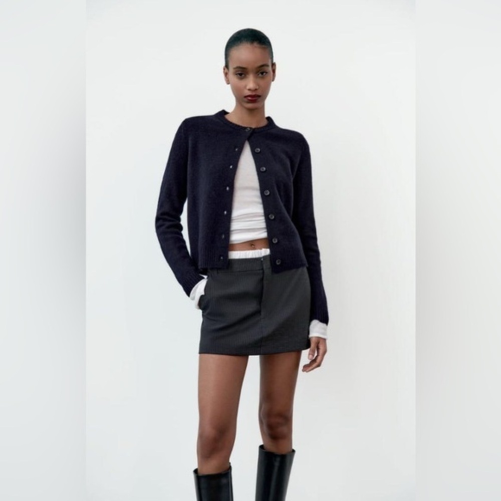 BNWT Zara Dark Grey combo boxer Skort size L